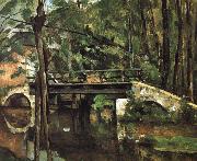 Paul Cezanne bridge Muncie oil painting on canvas
